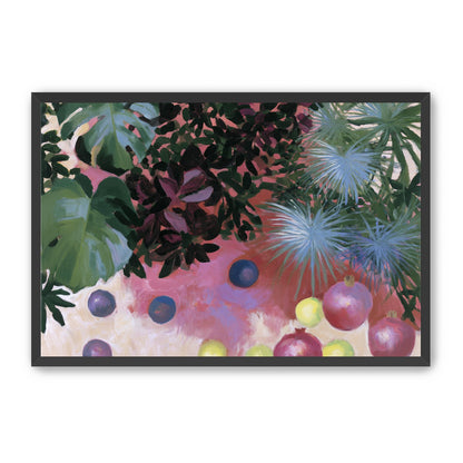 Fruit under heavy leaves