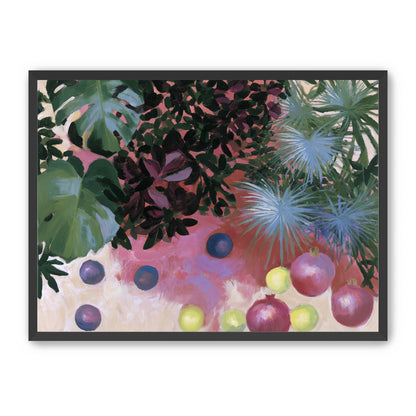 Fruit under heavy leaves