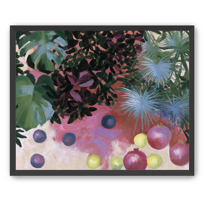 Fruit under heavy leaves