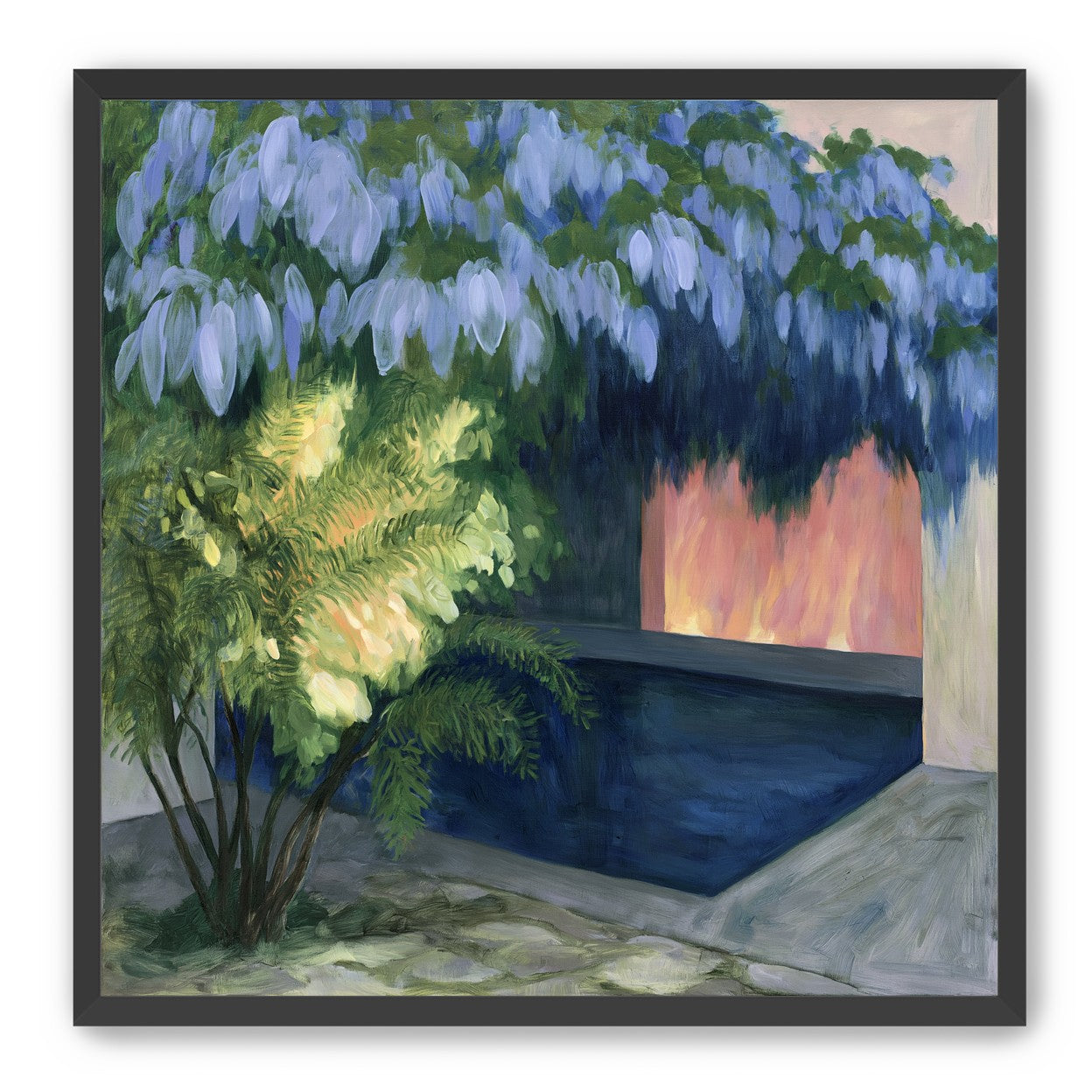 Warm door in the water