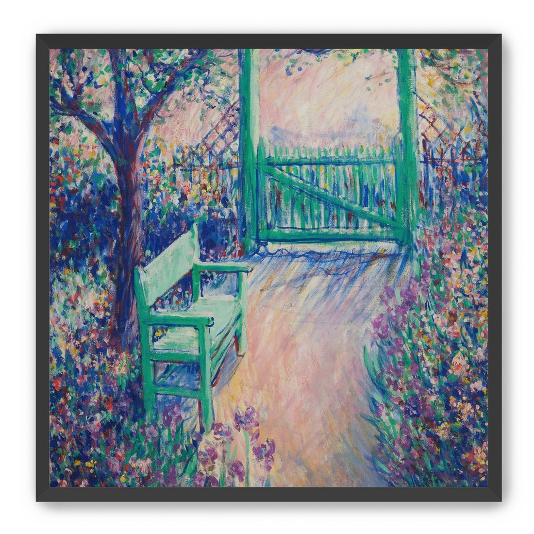 Green chair within the porch