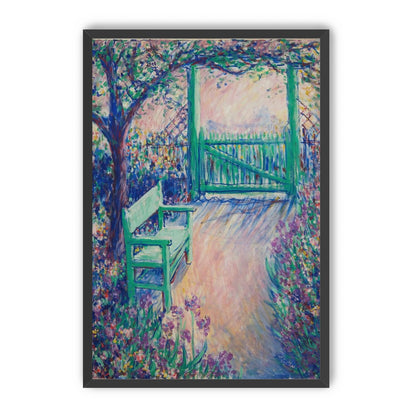 Green chair within the porch