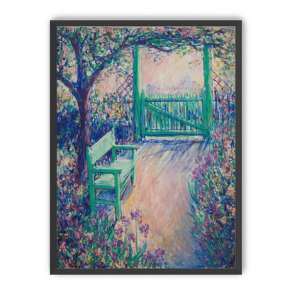 Green chair within the porch