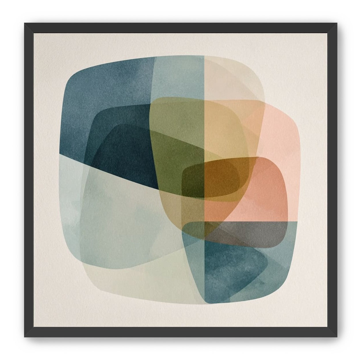 Muted layers within soft corners