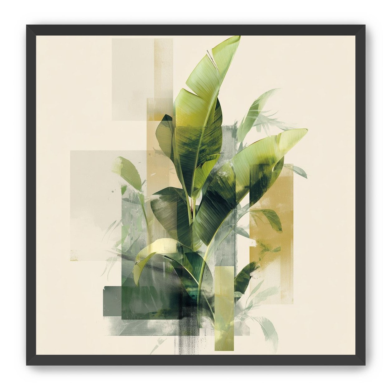 Leaves through quiet panels