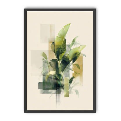 Leaves through quiet panels