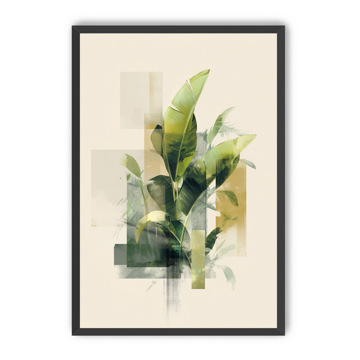 Leaves through quiet panels