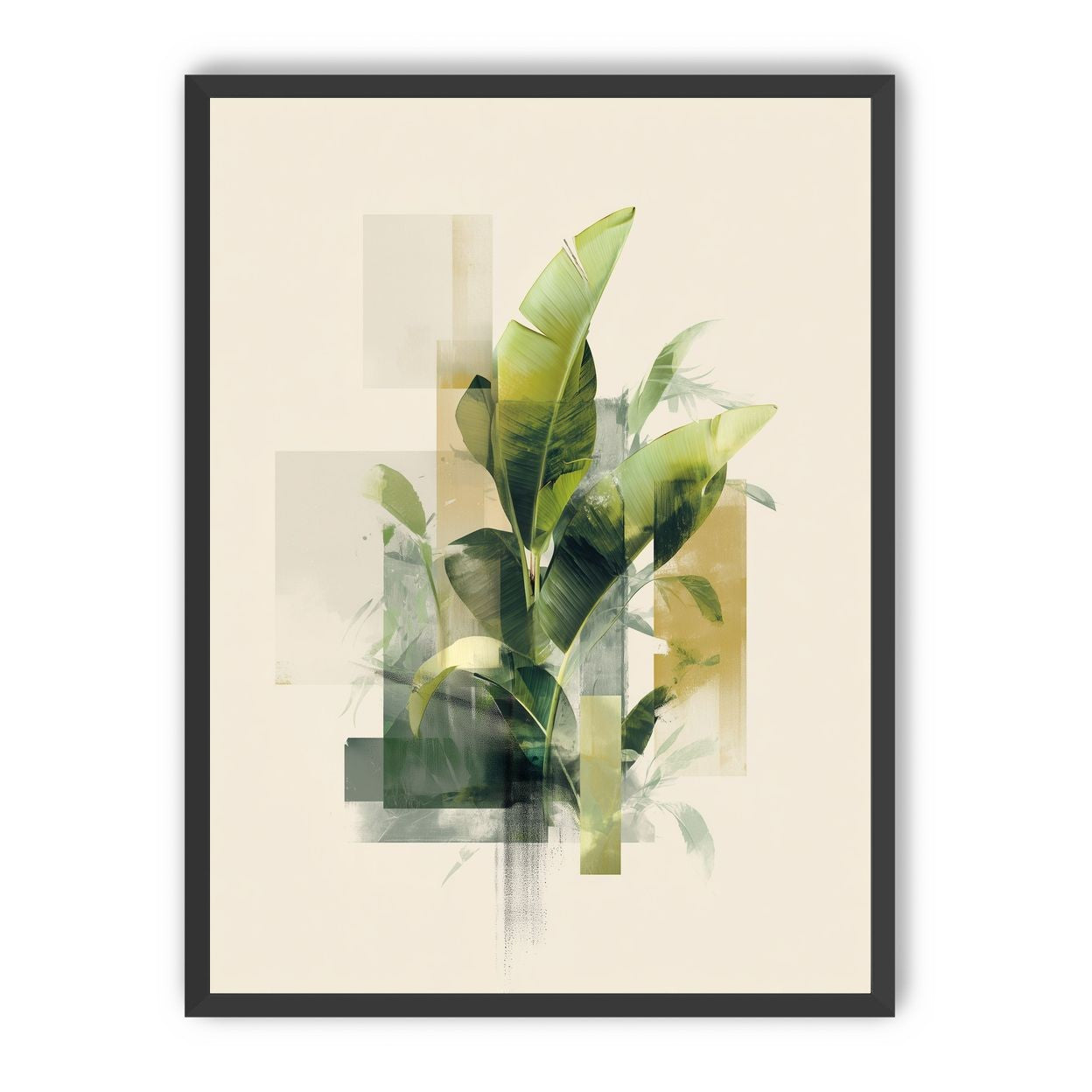 Leaves through quiet panels