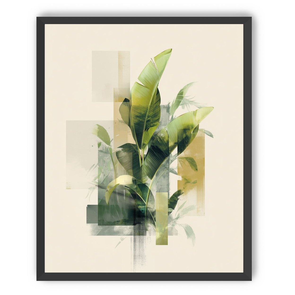 Leaves through quiet panels