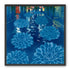 Neon spills into blue floodwater
