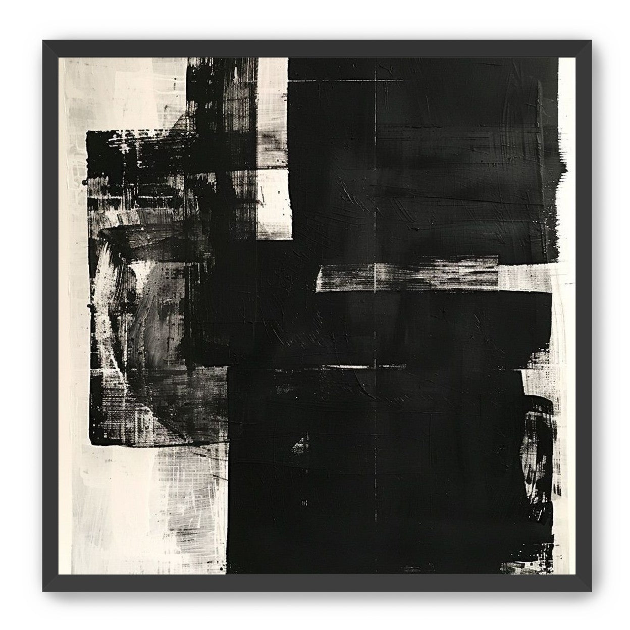 Black weight on pale ground