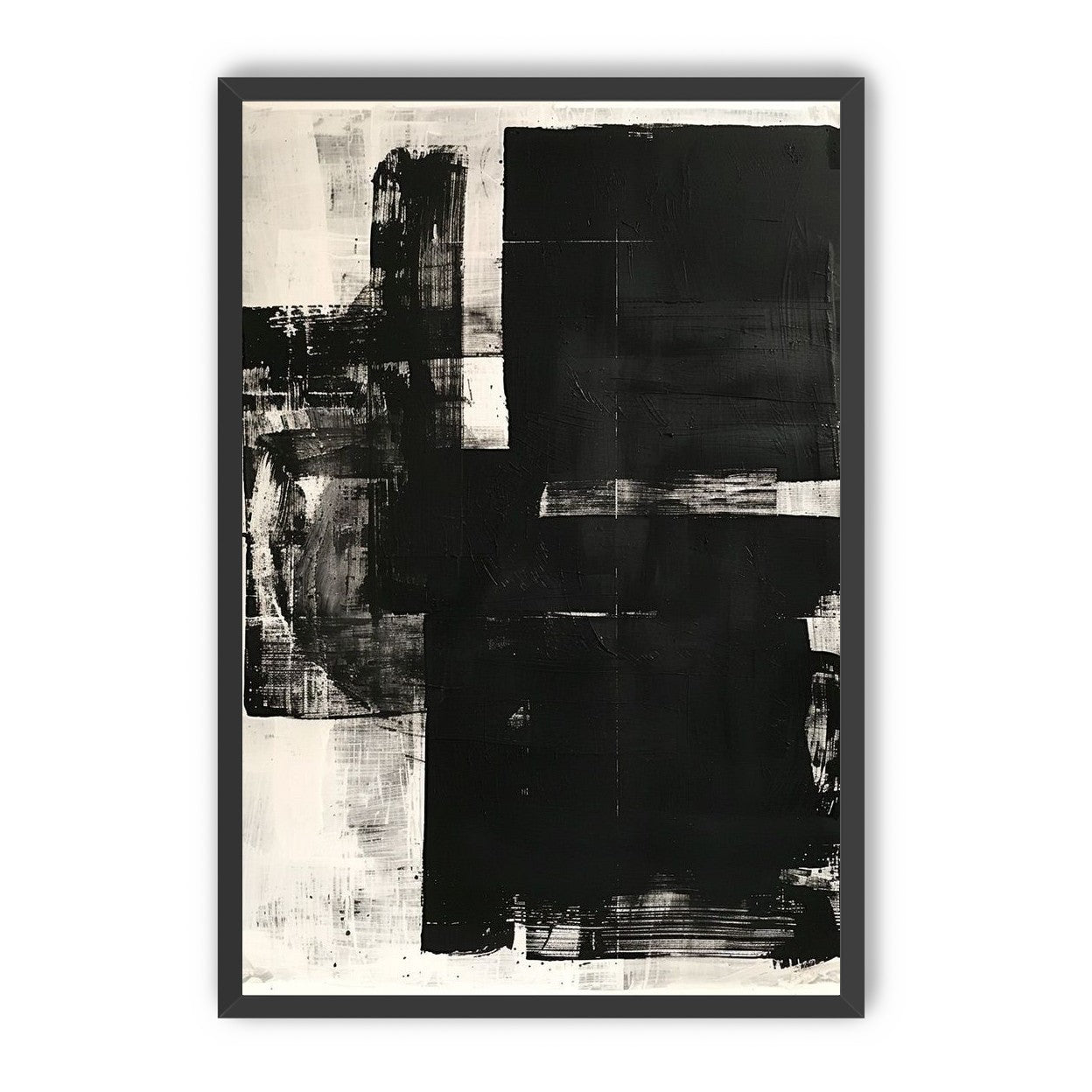 Black weight on pale ground