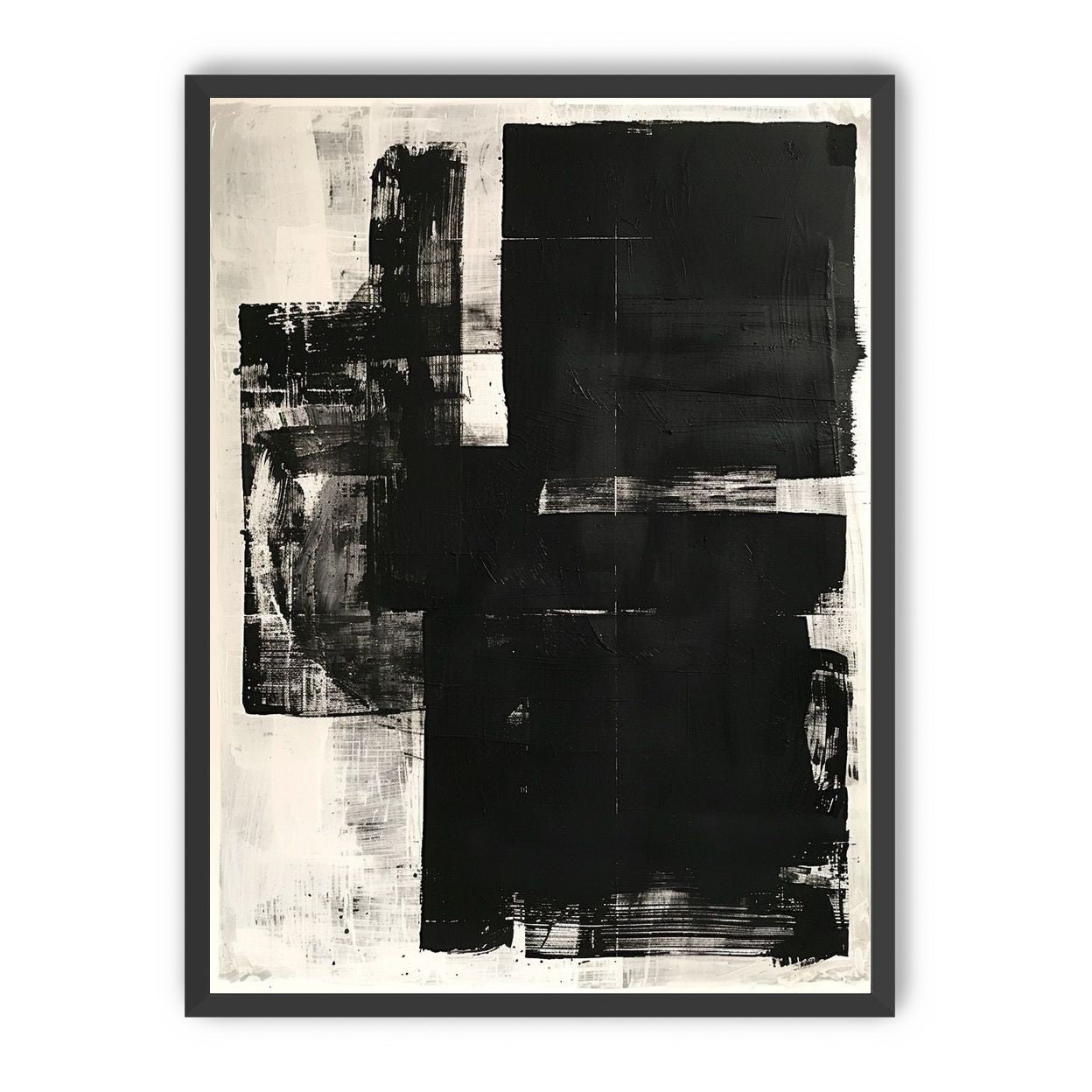 Black weight on pale ground