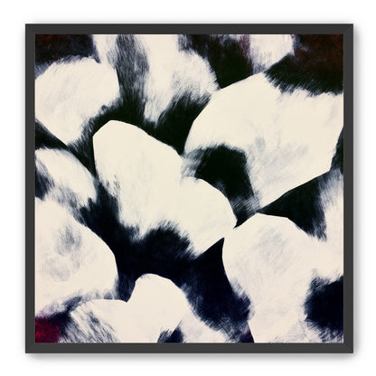 White blocks among dark ground