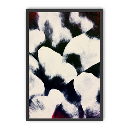 White blocks among dark ground