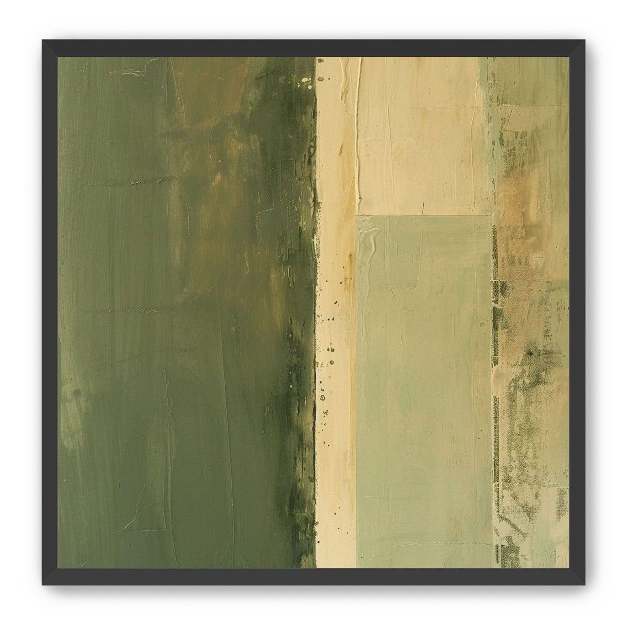 Pale seam in olive field