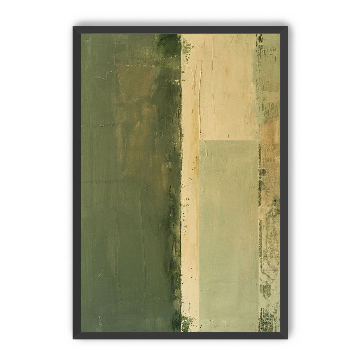Pale seam in olive field
