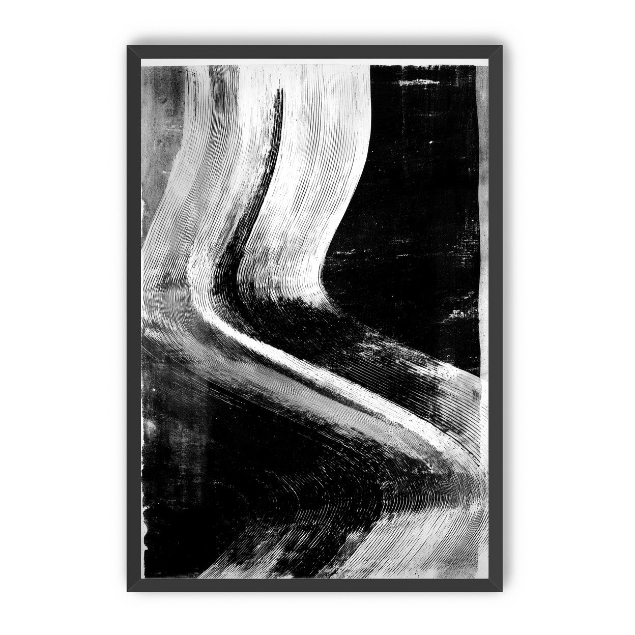 White sweep through black
