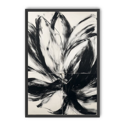 Black surges through white