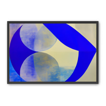 Cobalt loop on beige