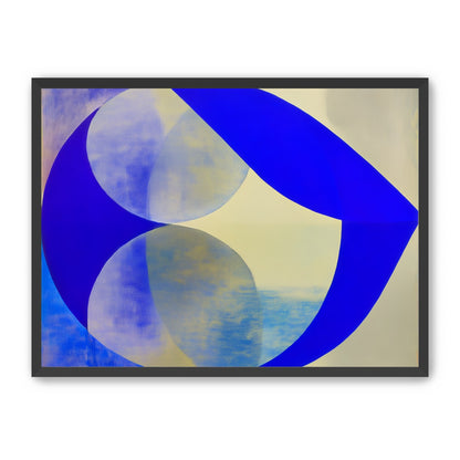 Cobalt loop on beige