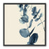 Blue eucalyptus on paper