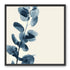 Blue leaves on pale air