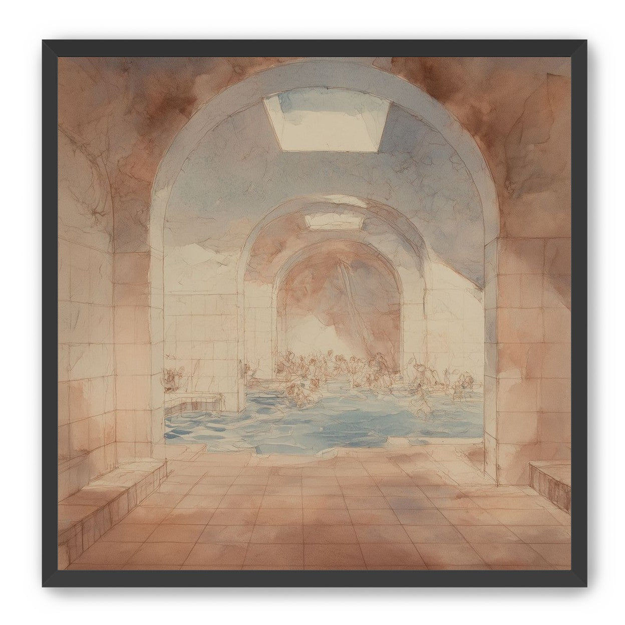 Steam under the arches