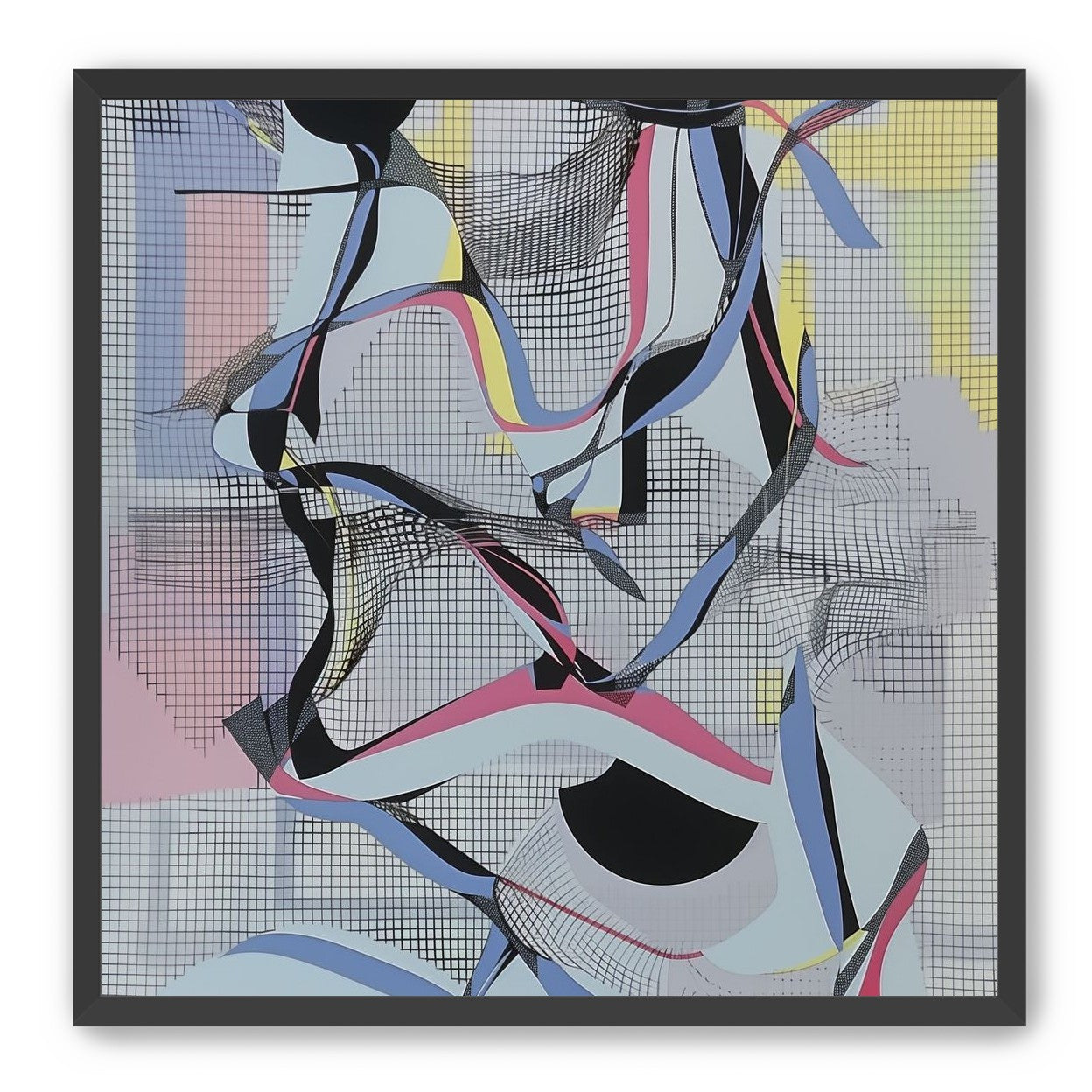 Ribbons snagged in the grid