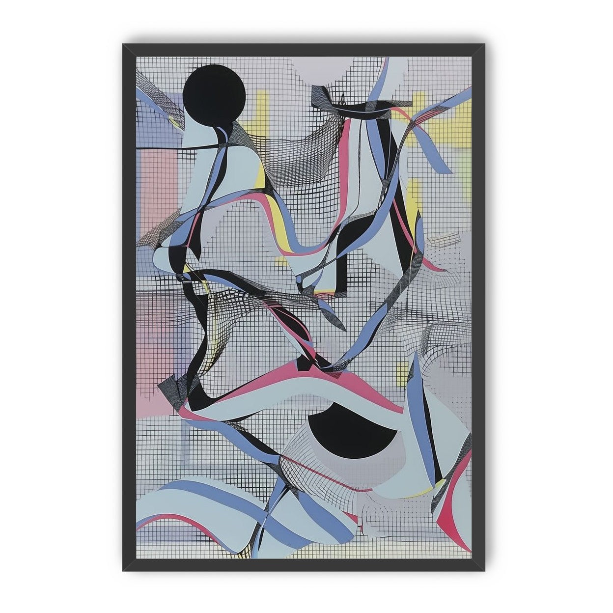 Ribbons snagged in the grid