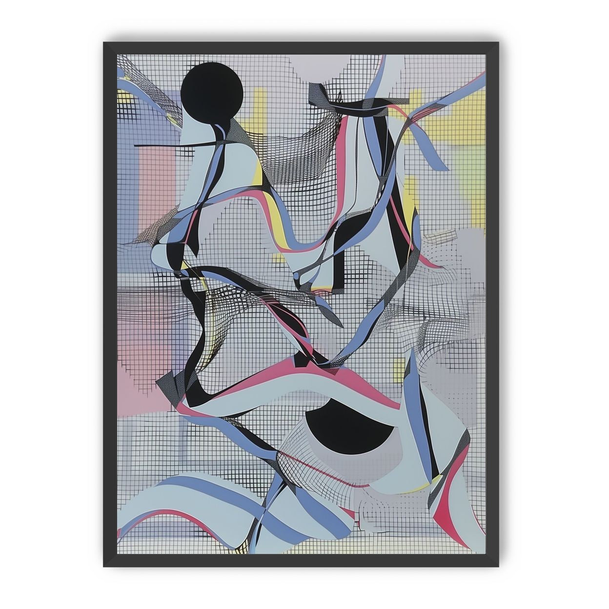 Ribbons snagged in the grid