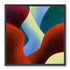 Curved bands in thick paint