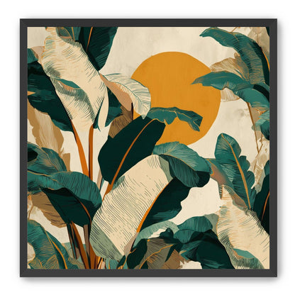 Sun Poking Through the Palms