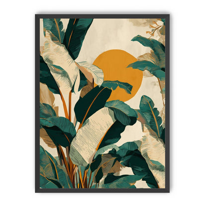 Sun Poking Through the Palms