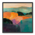 Teal Pressed Against Orange