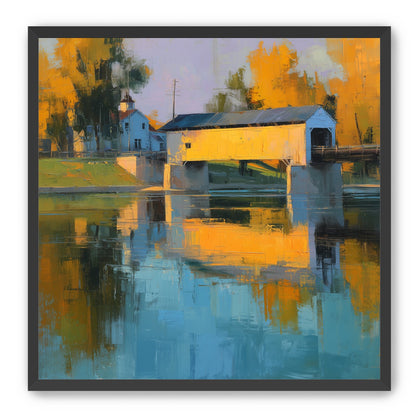 Golden Hour at the Covered Bridge