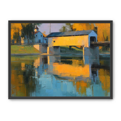 Golden Hour at the Covered Bridge