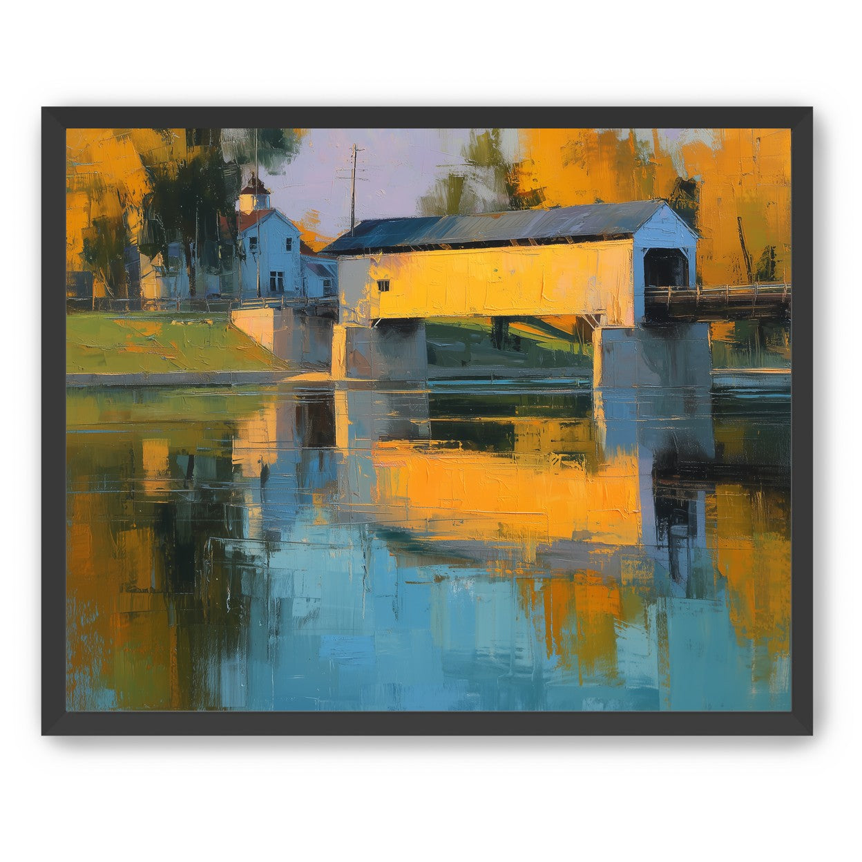 Golden Hour at the Covered Bridge
