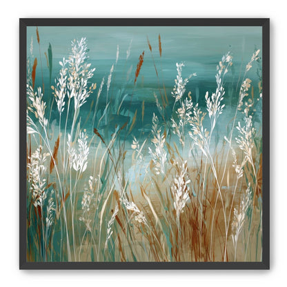 White Meadow Grasses Before Water |