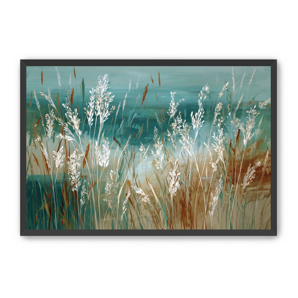 White Meadow Grasses Before Water |