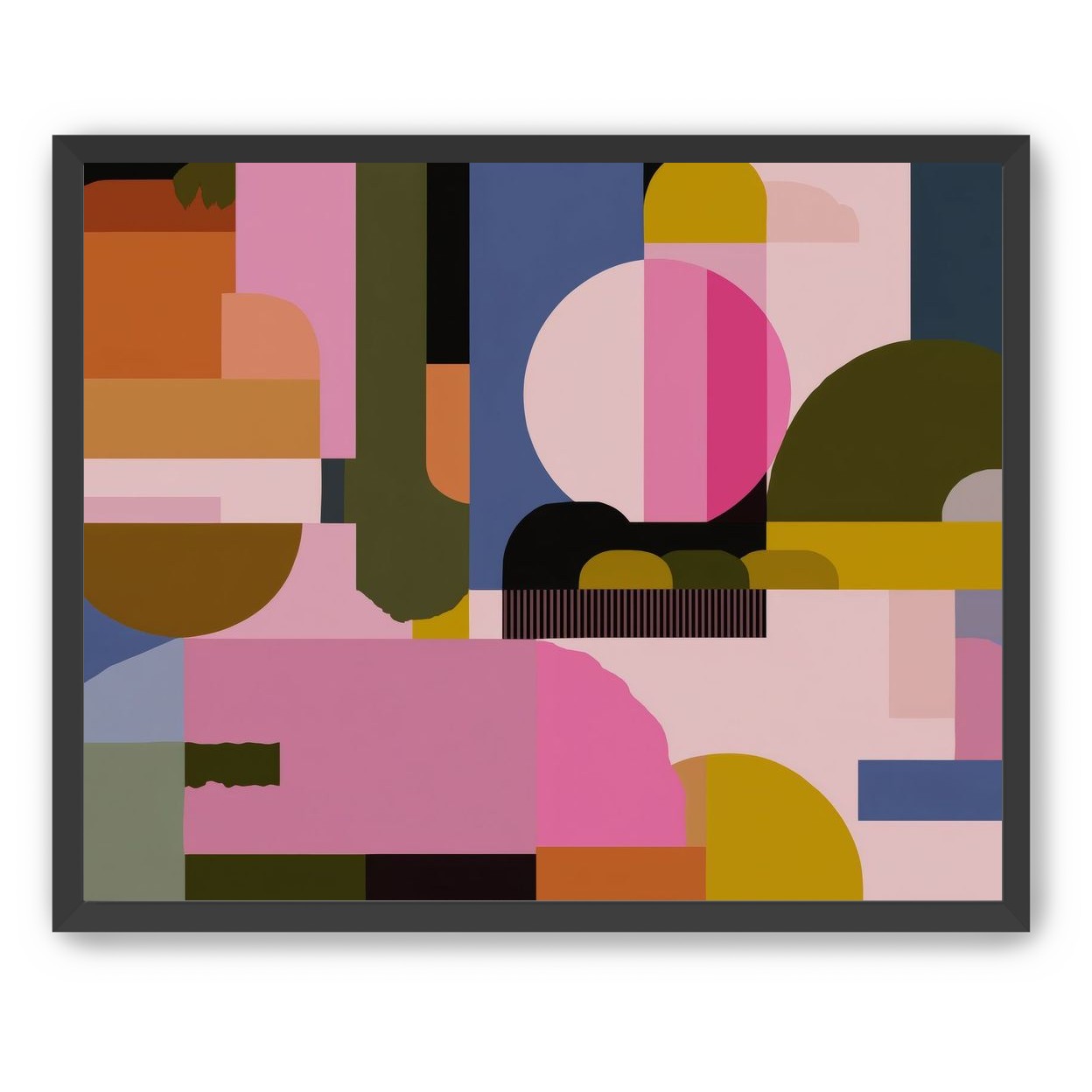 Shapes Jostling for Space 
