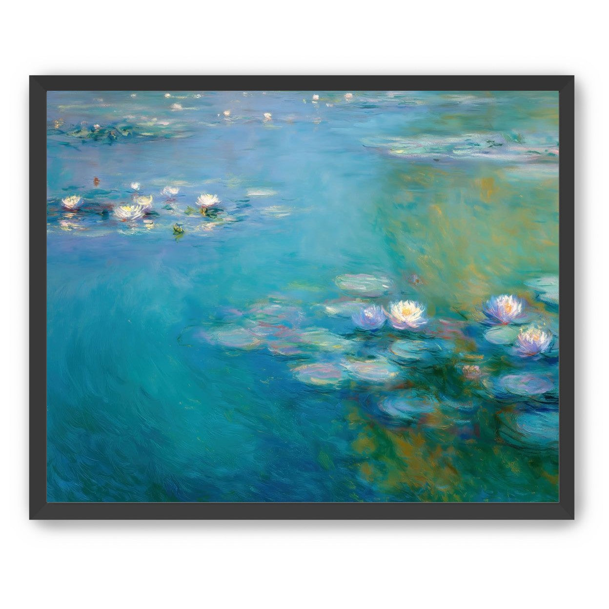 Still Water with Open Blossoms