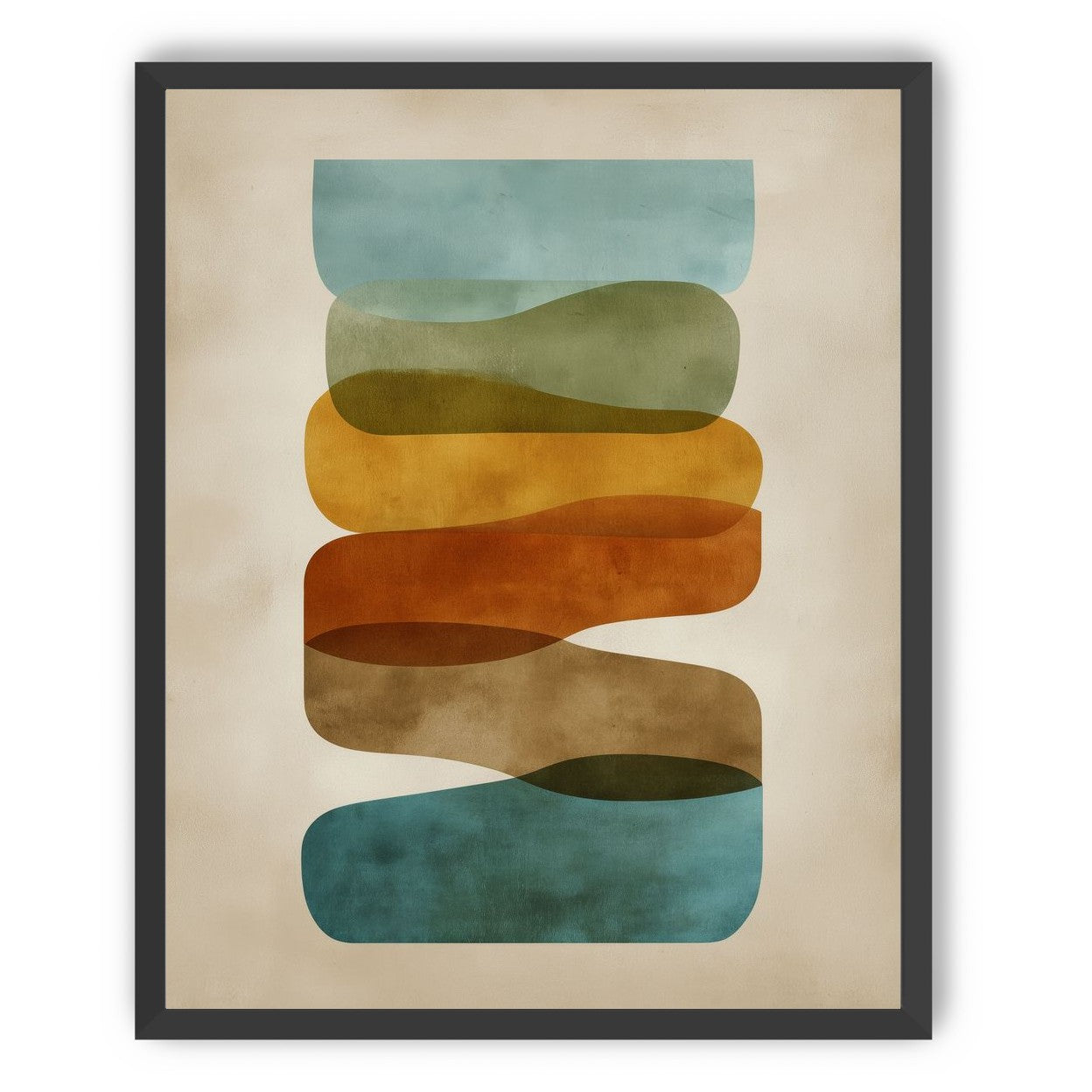 Ribbons of Muted Color