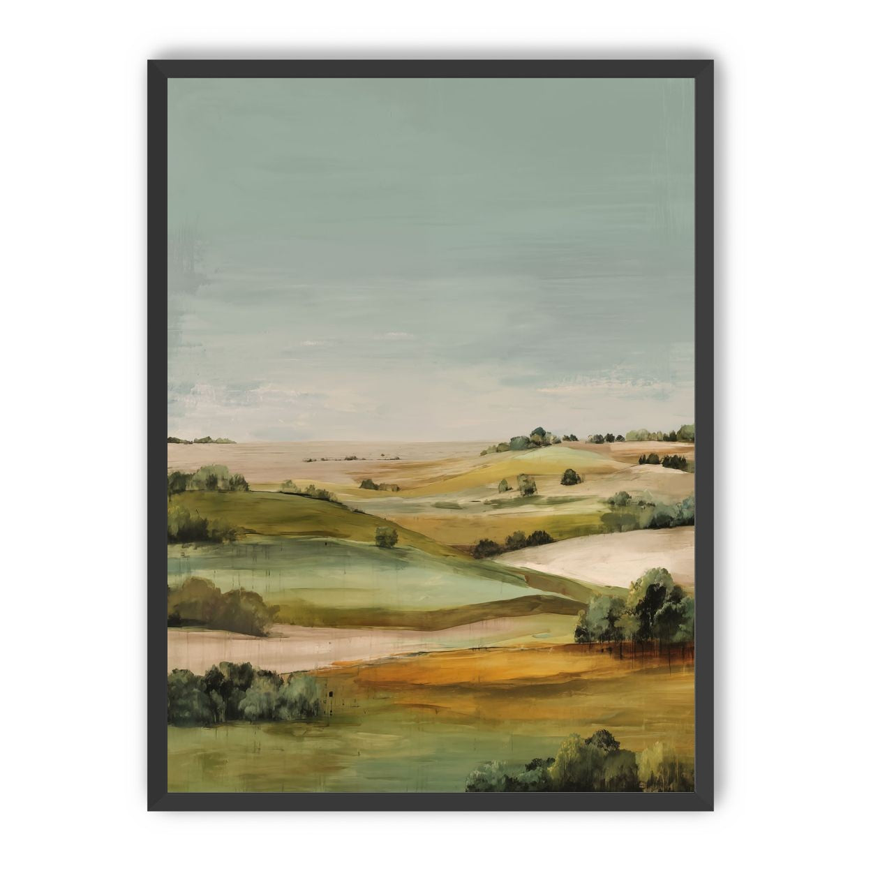 Valley with Rolling Hills