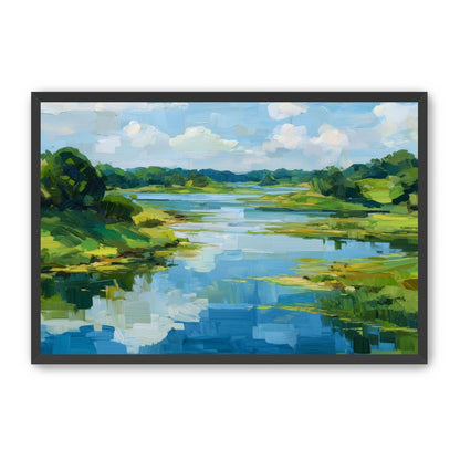 Blue Over Green