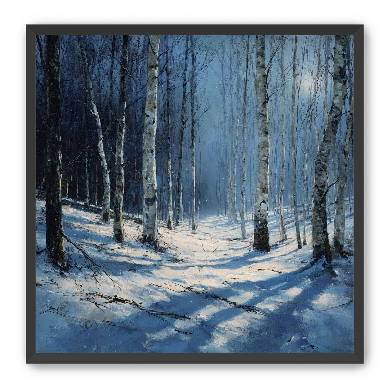 Silence Held in Blue