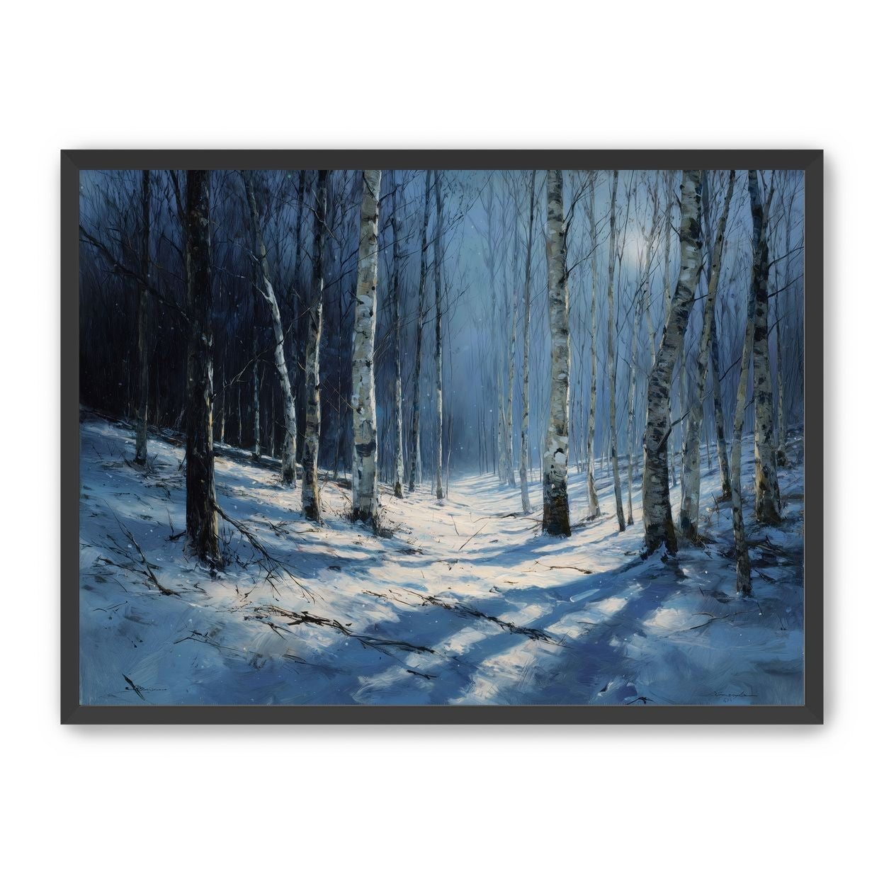 Silence Held in Blue
