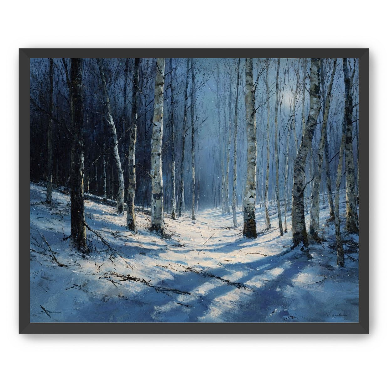 Silence Held in Blue