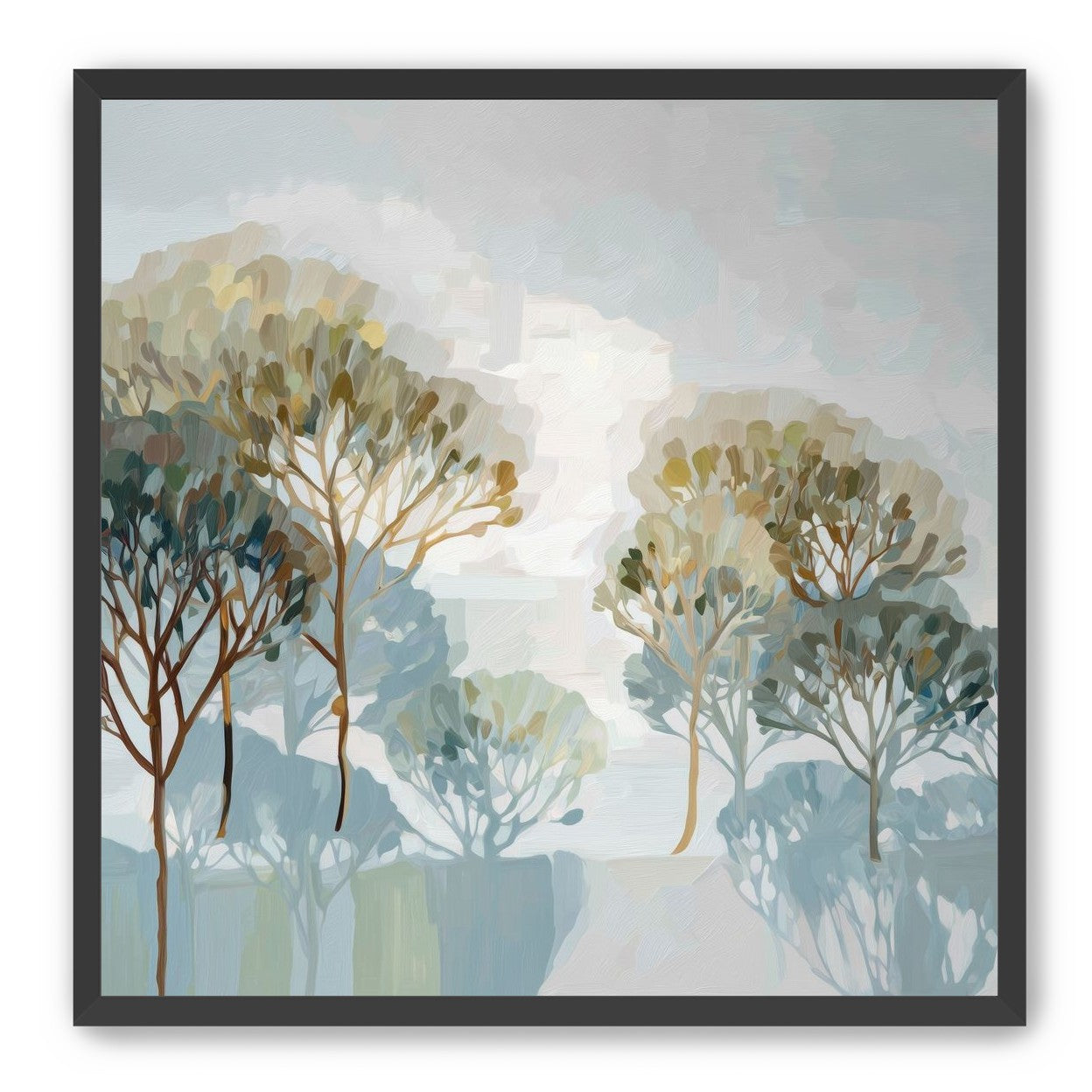 Tree Canopies in Soft Rows