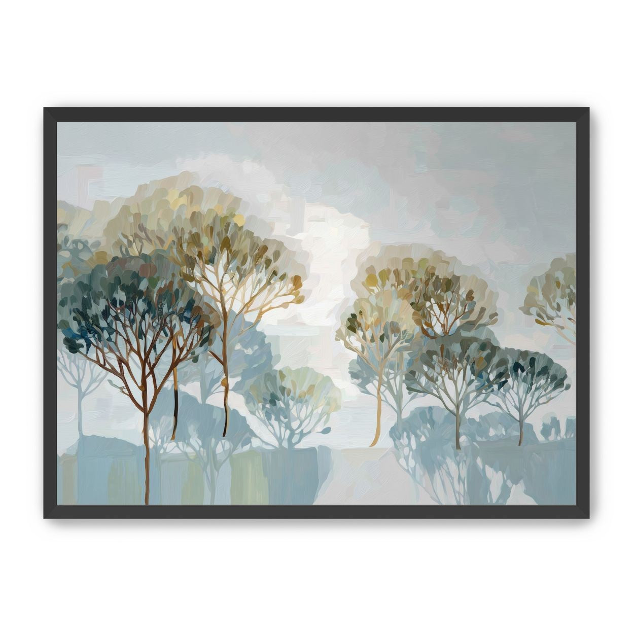 Tree Canopies in Soft Rows